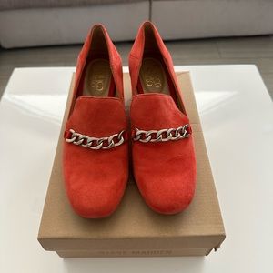 Franco Sarto Orange Loafers